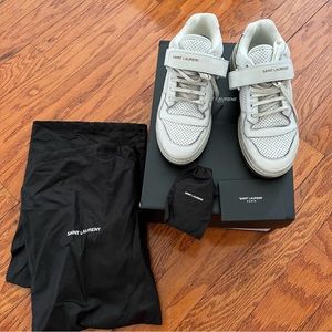 SAINT LAURENT SL24 Women’s Leather Sneakers 37/US 7
